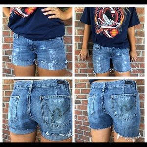 COH CITIZENS OF HUMANITY denim Distressed shorts
